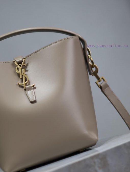 Yves Saint Laurent Bags Light apricot colorLE 37 Bucket Bag Small_Super Beautiful Bucket Bag with Handheld _ New bag y3v93dwa - Image 5