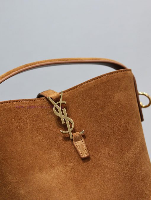Yves Saint Laurent Bags Suede styleLE 37 Bucket Bag Small_Super Beautiful Bucket Bag with Handheld _ A brand new bag bv8zpa3d - Image 4