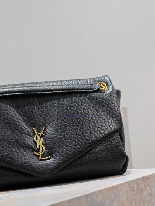 Yves Saint Laurent Bags CALYPS Elephant Pattern Sheepskin Chain BagMade of imported Italian lambskin, it has a soft 5et9fiy2 - Image 4
