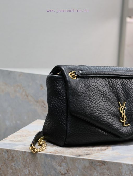 Yves Saint Laurent Bags CALYPS Elephant Pattern Sheepskin Chain BagMade of imported Italian lambskin, it has a soft 5et9fiy2 - Image 5