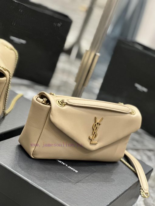Yves Saint Laurent Bags CALYPSO_ Sheepskin Chain BagMade of imported Italian lambskin, it has a soft and delicate to aroutg6r - Image 4