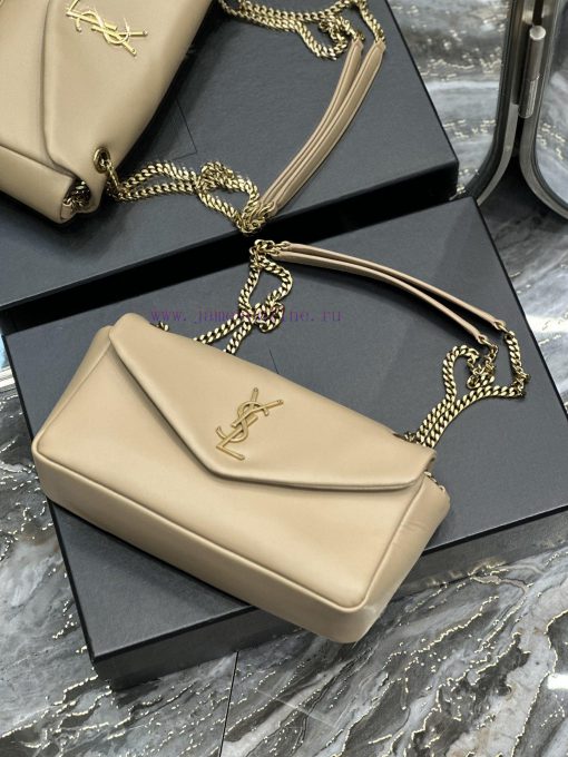 Yves Saint Laurent Bags CALYPSO_ Sheepskin Chain BagMade of imported Italian lambskin, it has a soft and delicate to aroutg6r - Image 8