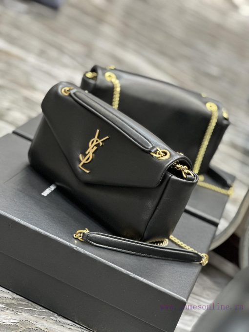 Yves Saint Laurent Bags CALYPSO_ Sheepskin Chain BagMade of imported Italian lambskin, it has a soft and delicate to 7rsa8e8v - Image 4