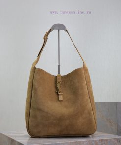 Yves Saint Laurent Bags Earth yellow frosted gold buckleExcluding packagingLE 5A ̀ 7_ Large Underarm Bag Hobo Handba 228dui67