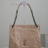Yves Saint Laurent Bags Apricot colorNiki shopping bag_Imported wrinkled oil wax cowhide from Italy, wrapped entirel d7uqwl0d