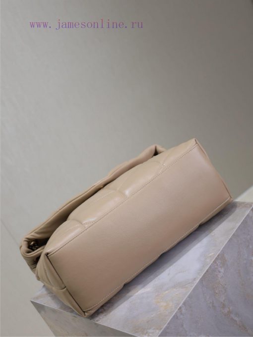 Yves Saint Laurent Bags Apricot colored gold buckle 35cmLoulou Puffer_ Quilted lamb leather bag, made of 100% lambsk oo45q6ms - Image 8