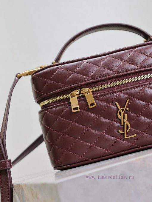 Yves Saint Laurent Bags Jujube redGABY MINI Box BagThe upcoming hot new season's cute little girl is coming~Park Cho 47fjq2cd - Image 3