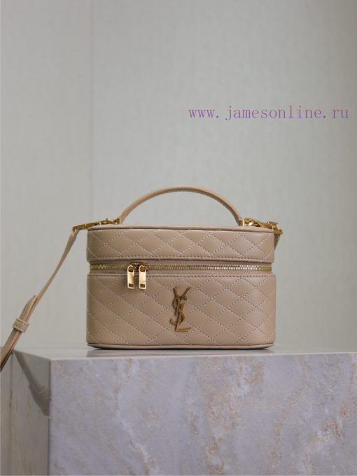 Yves Saint Laurent Bags Apricot colorGABY MINI Box BagThe upcoming hot new season's cute little girl is coming~Park k6z386la