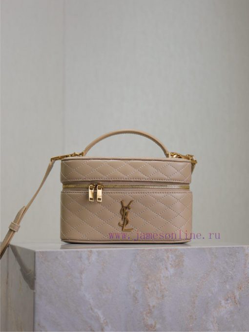 Yves Saint Laurent Bags Apricot colorGABY MINI Box BagThe upcoming hot new season's cute little girl is coming~Park k6z386la - Image 2
