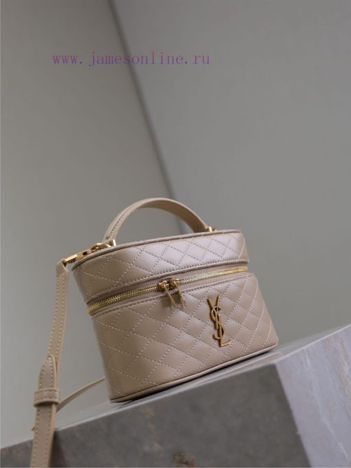 Yves Saint Laurent Bags Apricot colorGABY MINI Box BagThe upcoming hot new season's cute little girl is coming~Park k6z386la - Image 5