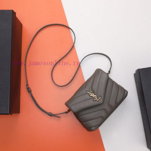 Yves Saint Laurent Bags P Background Original SheetLOULOU mini version crossbody bag, imported Italian original calf cjxqcuhg - Image 2