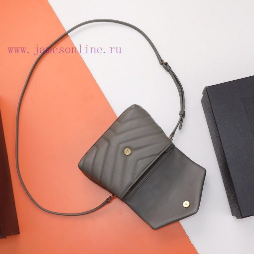 Yves Saint Laurent Bags P Background Original SheetLOULOU mini version crossbody bag, imported Italian original calf cjxqcuhg - Image 4