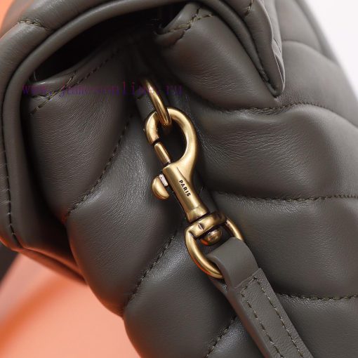 Yves Saint Laurent Bags P Background Original SheetLOULOU mini version crossbody bag, imported Italian original calf cjxqcuhg - Image 6