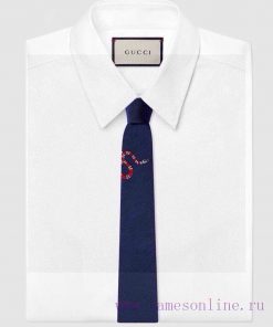 G Men's Tie Series comes with packaging, featuring a rare classic themed animal embroidery tyhbw23gs
