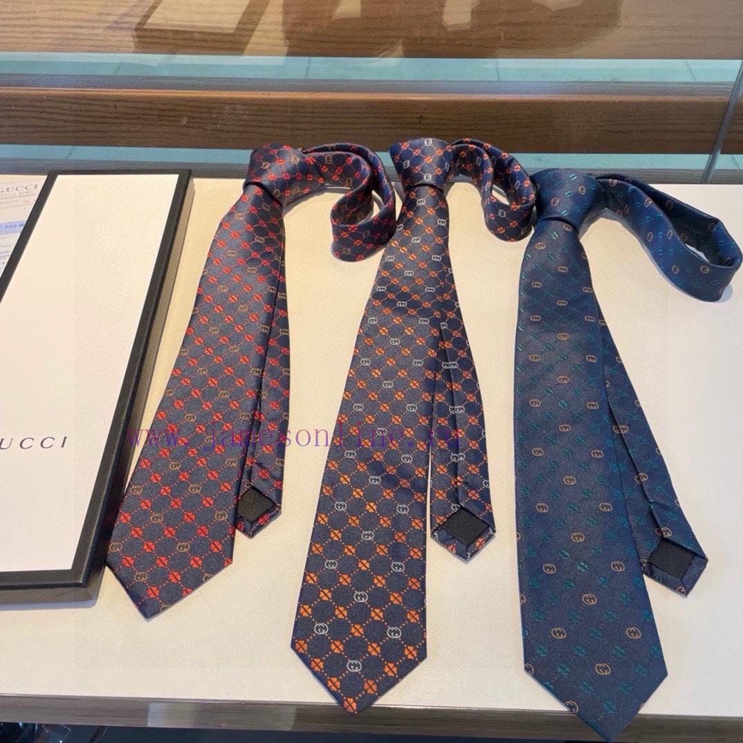 G Home's new GG logo printed men's tie with packaging, rare and featuring the classic small 2fzplr88 - Image 2
