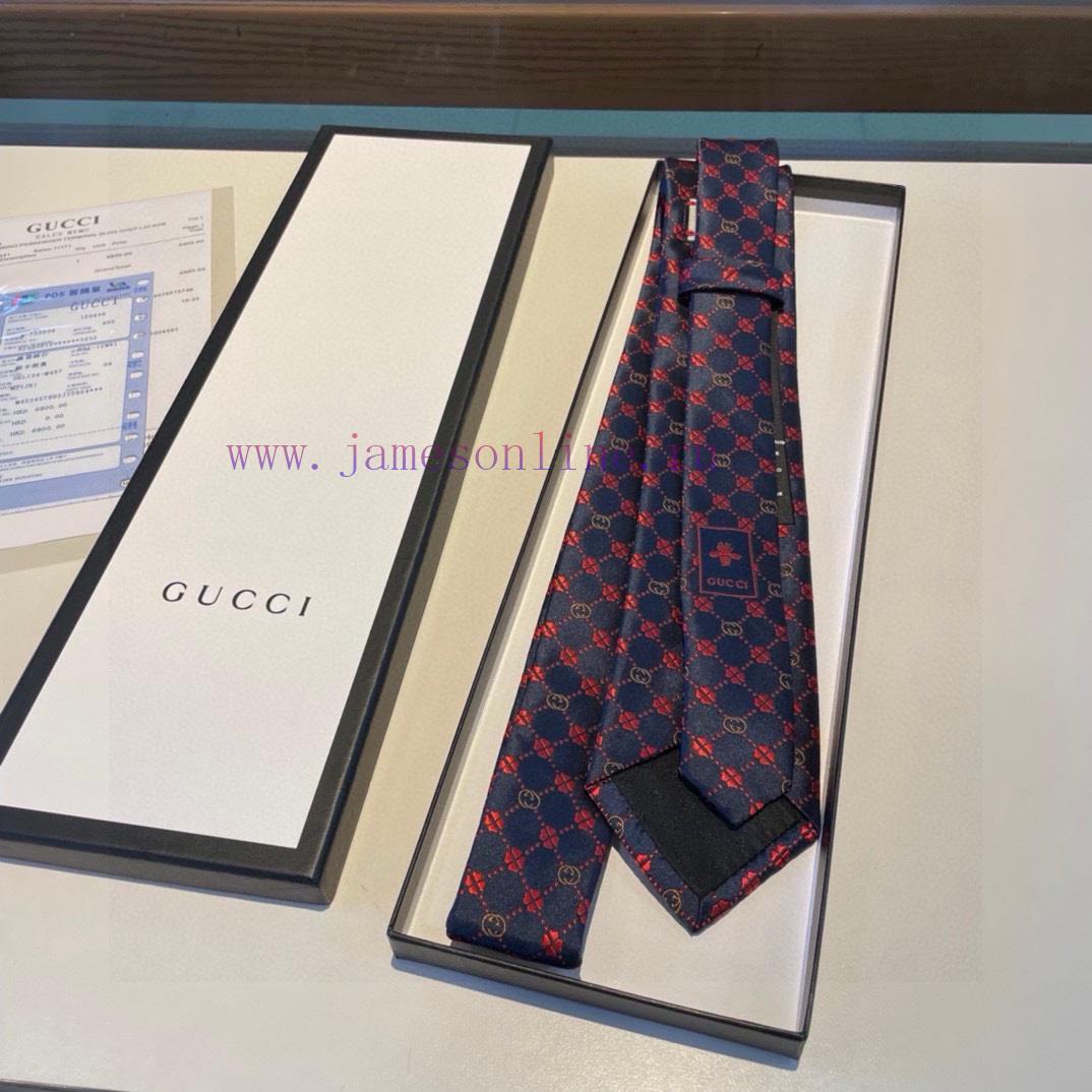 G Home's new GG logo printed men's tie with packaging, rare and featuring the classic small 2fzplr88 - Image 5