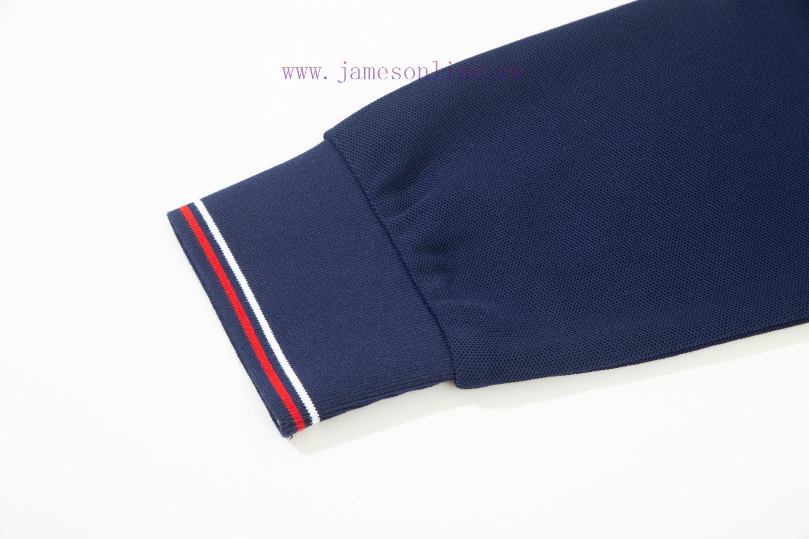 After Sales TB/Tom Brown 24SS New Logo Embroidered Lapel Long Sleeved Polo ShirtA T-shirt That foqwxpcs - Image 8