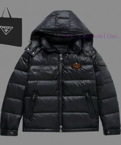 Return And Exchange To 15th PYADA Prada Down Jacket Color/beige BlackSize M. L. XL. XXX3XLThe D cmhzrn7g