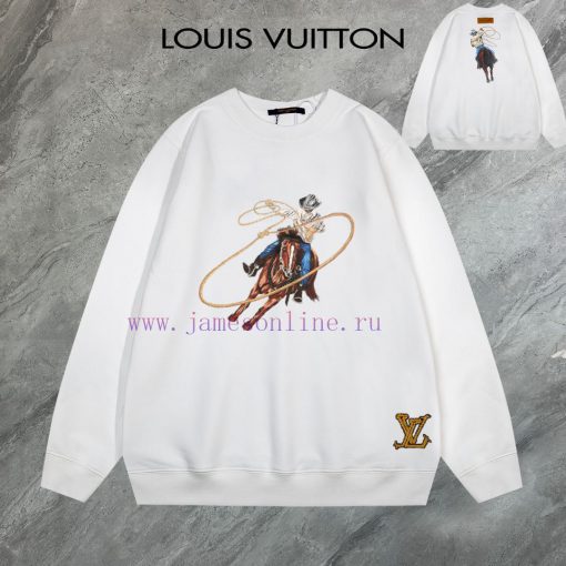 Long Term Stock Of Hoodies For 'Support Year Back Exchange'Louis Vuitton LV Uses 440g Heavyweig aa9bz9gf - Image 2