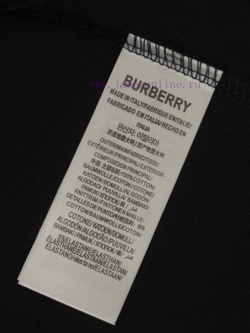 Burberry * BurberryEmbroidered Floral Short Sleeved T-shirt*2g Customized Pure Cotton Active Co lx05bpi1 - Image 10
