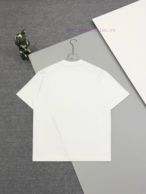 [High Quality] Loewe * Loewe SS25 New EditionFloral Irregular Letter Embroidered T-shirt Round b2sm4mtj - Image 3
