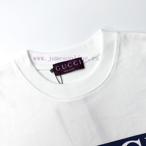 Gucci  Style Number G915 Gucci Box Letter Front Printed Short Sleeved ShirtFabric - Made Of 320 726efqmi - Image 4