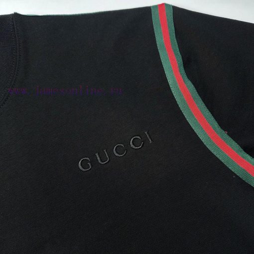 Gucci  Style Number G904 Gucci New Woven Ribbon With Small Letters Embroidered Short Sleeves On 3imygvqa - Image 6