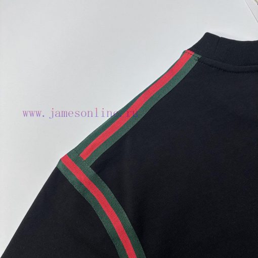 Gucci  Style Number G904 Gucci New Woven Ribbon With Small Letters Embroidered Short Sleeves On 3imygvqa - Image 7