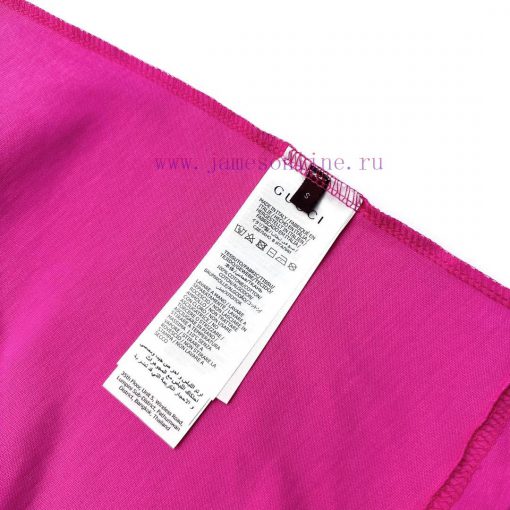 Gucci  Style Number G918 Gucci New 3D Embossed Letter Embossed Short Sleeved ShirtFabric - Made 8iyo3eaz - Image 7