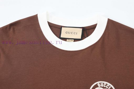 Gucci  2024 New Official Website With The Same Color Blocked Logo Letter Embroidery PatternFabr l8fmby4o - Image 6