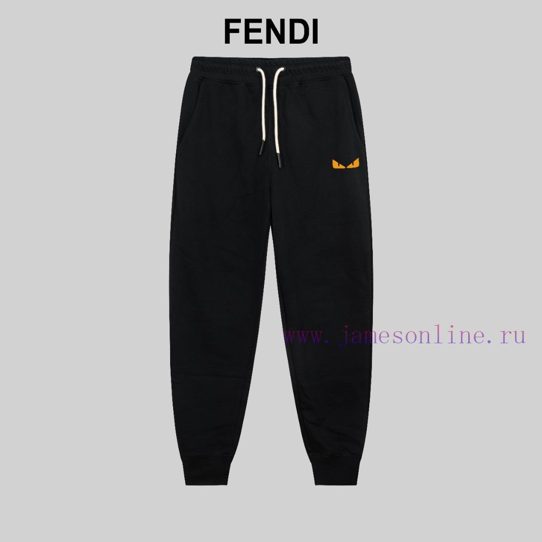Top Tier After-sales Service Differentiated By CurrencyFendi 24SS Slim Fit Line Logo Minimalist 6aujgyh2 - Image 2