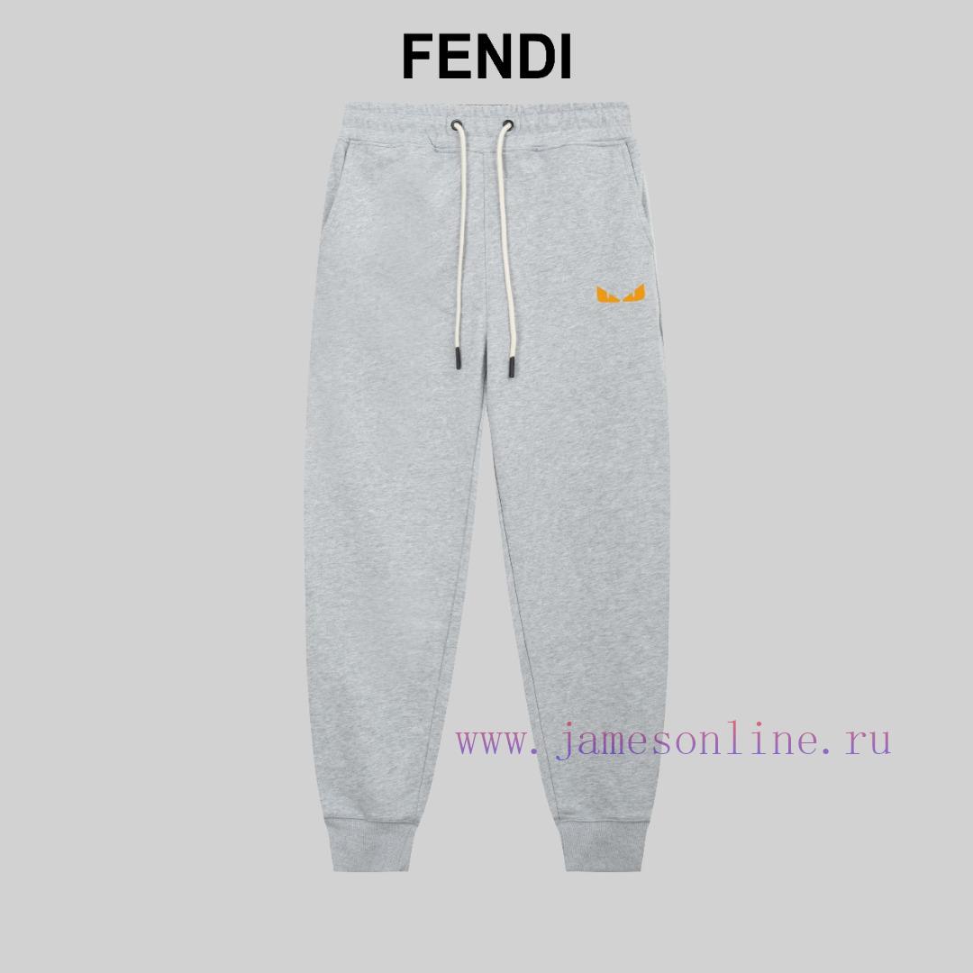 Top Tier After-sales Service Differentiated By CurrencyFendi 24SS Slim Fit Line Logo Minimalist 6aujgyh2 - Image 4