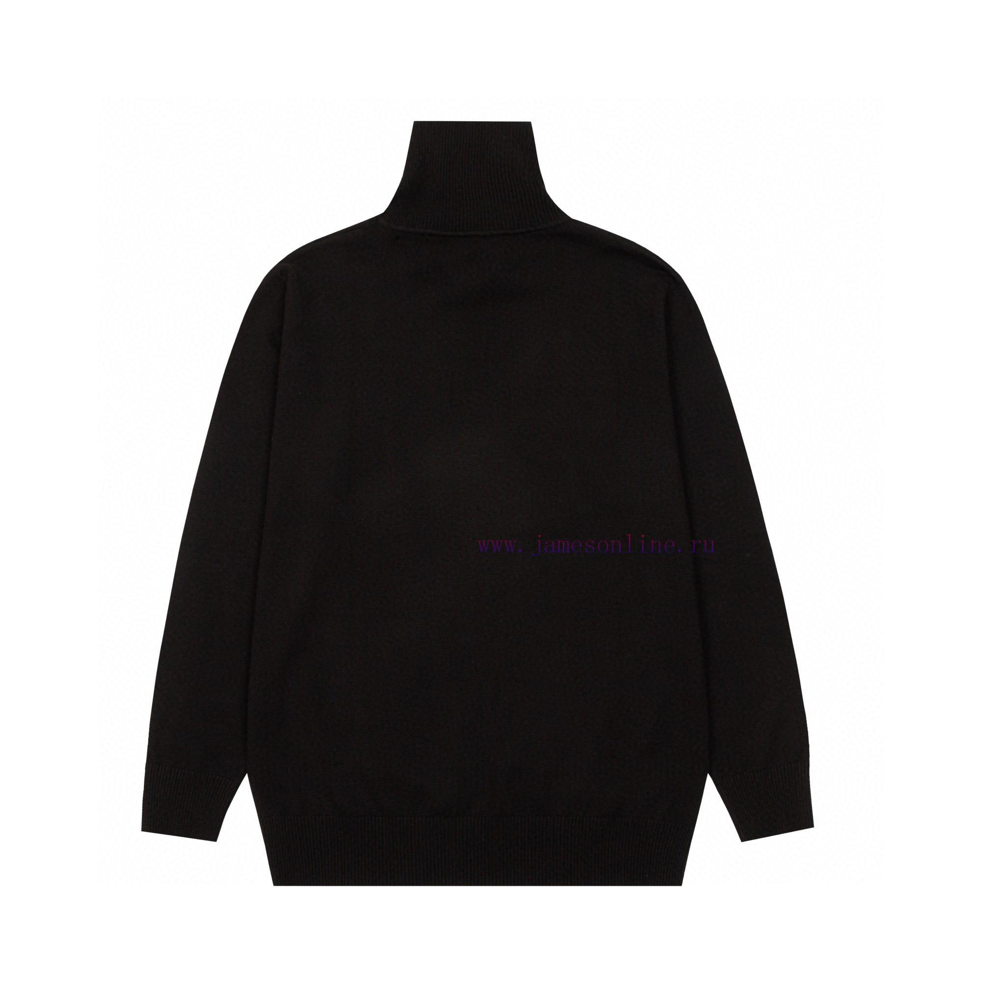 After The Year Herm è S' Classic Exclusive Logo For Autumn And Winter New Style Logo High Neck fed4sj9w - Image 3
