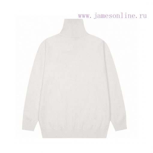 After Sales Prada Classic Exclusive Logo Autumn And Winter New Iron Triangle Turtleneck Sweater 753a4mzv - Image 3