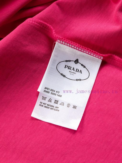 PRADA Micro Wide Edition S-XlThe New T-shirt Features A Three-dimensional Logo Embroidered On T 6omqkk9w - Image 15