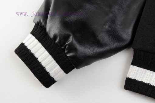 After SalesGIVENCHY 25 New Baseball Jacket Fabric Made Of Nylon Splicing High Density Patchwork mo7k1m10 - Image 9