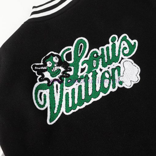 B98 After SalesLv Graffiti Painting Towel Embroidery Baseball Jacket 700g Longfengni With Lyche laugk3ff - Image 9