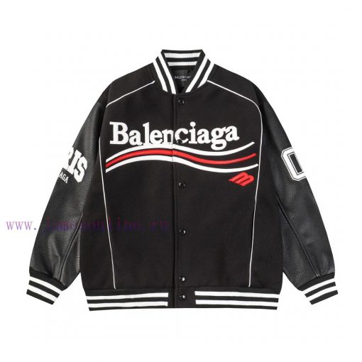 Style Number 616 After-sales ServiceThe Balenciaga Towel Embroidered Baseball Jersey Is Made Of pfk7m96v - Image 2