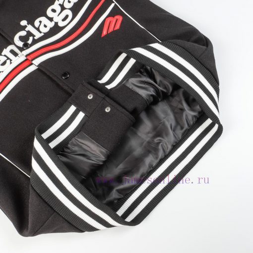 Style Number 616 After-sales ServiceThe Balenciaga Towel Embroidered Baseball Jersey Is Made Of pfk7m96v - Image 4