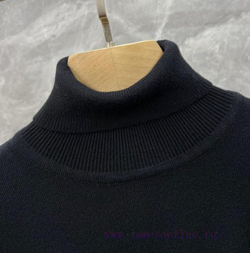 After SalesPRADA Prada 3 Complete Original Logo High Neck SweaterPremium Wool Blended Sweater F o527j8fv - Image 4
