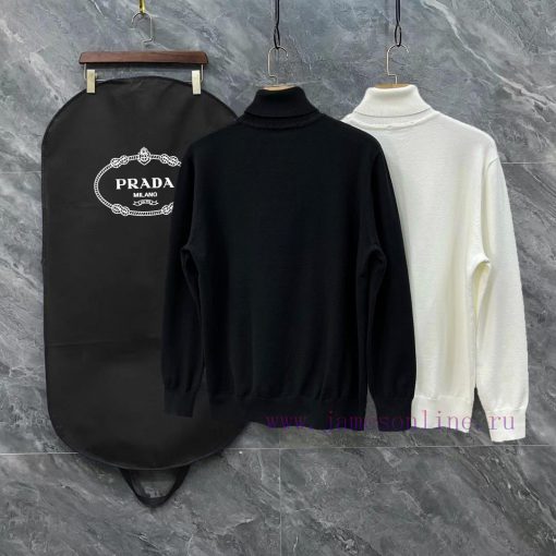 After SalesPRADA Prada 3 Complete Original Logo High Neck SweaterPremium Wool Blended Sweater F o527j8fv - Image 10