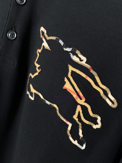 Grid Equestrian Knight Logo Cotton Bead Mesh Fabric Polo Shirt Is A Must-have For All Fans In T 56oz5kpf - Image 8
