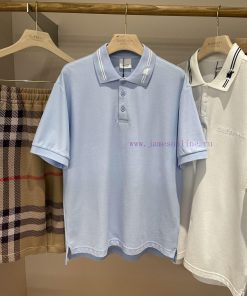 Micro Logo Warhorse Embroidery Bead Cotton Short Sleeved PoloAll Fans Must Join The 24 Year Old l81lfmex