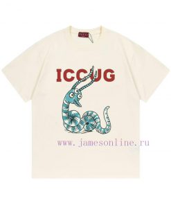 Gucci 2025 New Year Of The Snake Limited Collection Variant Three Eyed Snake Logo Unisex Short o1q0vkl8