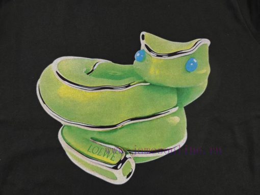 LOEWE 2025 New Snake Year Limited Edition Dynamic Snake Letter Logo Men's And Women's Same Shor lm8d7n3w - Image 7