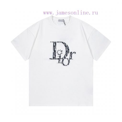 DIOR 2025 Early Spring New Customization 310g Double Yarn Pure Cotton Fabric Concave And Convex a783gjb9