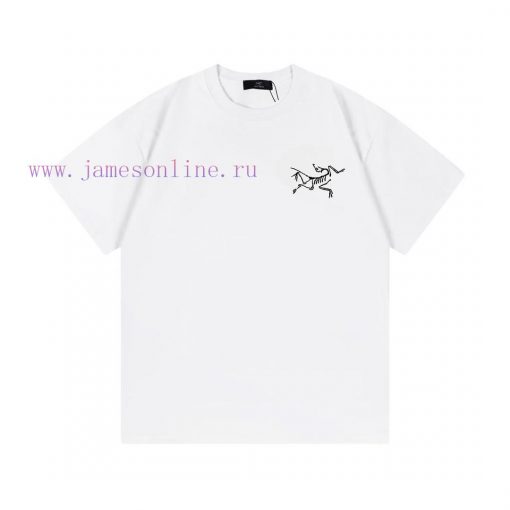 ARC TERYX Archaeopteryx 2025 Early Spring New Custom 270g Double Yarn Pure Cotton Fabric Back B i4thwad6