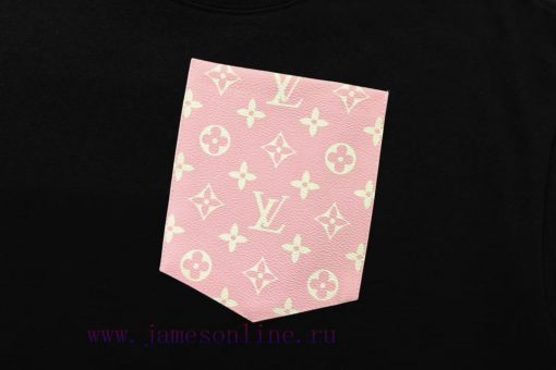LV Louis Vuitton 2025 New Custom 270g Double Yarn Pure Cotton Fabric Custom Fake Pocket Pink Le 3wycjgvd - Image 6
