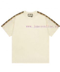 GUCCI 2025 Early Spring New Collection Customized 270g Double Yarn Pure Cotton Fabric Double G 8313qzx1