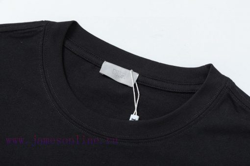 DIOR 2025 Early Spring New Custom 270g Double Yarn Pure Cotton Fabric Denim Jacquard Letter Log um541jyi - Image 5